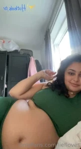 Liefloves - Tiny black bikini Burps rubs amp just loving my body