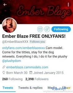 Emberblazexxx - Do you follow me on Twitter yet Also don t forget to