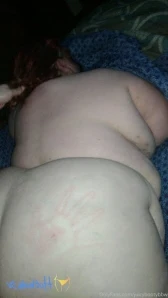 Juicybootybbw - Rubbing all this fat thinking of you
