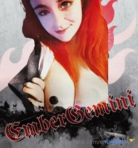 Embergemini - Some nudes are at the end of this photo post make sure
