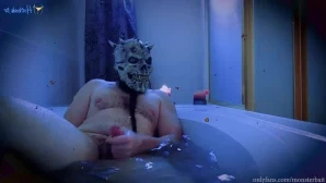 Monsterbait - A demon found my sketchbook and I think he jizzed on a