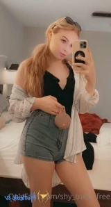 Shy_trans_free - Shooting a massive load in my cute little hooters