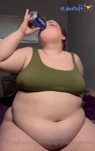 Hungryhungrymolly - 7 5 minute soda bloat including plenty of burps