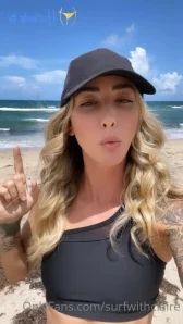 Surfwithclaire - Beach day Sometimes you have to just relax I almost