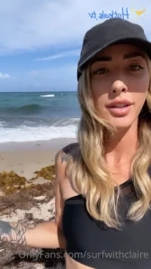 Surfwithclaire - I like to surf in any size wave Practice makes