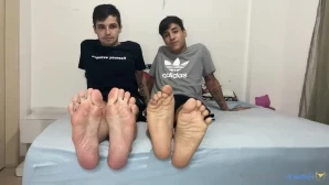 Tattooboyfeet - night feet with my cousin part 1 