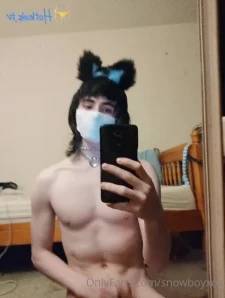 Snowboyxox - Come grope your femboy girlfriend under her skirt throw