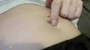 Kinkfantasies - Watch my heart beat through my belly button You can 