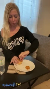 Kinkfantasies - Modeling my new black heels in nude sheer toe