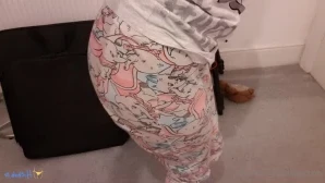 Gassygirldolly - Stocking tops and a juicy peachy gassy bottom