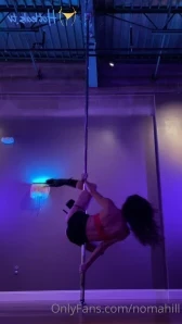 Nomahill - I had a great pole session tonight Check the vid Watch me part 3