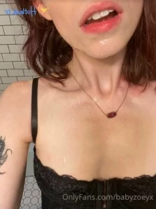Babyzoeyx - Stepping into the shower stepping out renewed