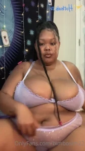 Bimbosim22 - The pretty BBW is back missed me How we feeling the hair