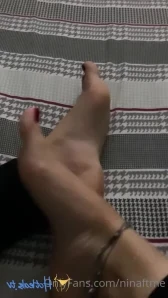 Ninaftme - Do you like my red long toes