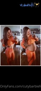 Cutybarby - Vore video i eat you for breakfast and my belly inflate so part 2