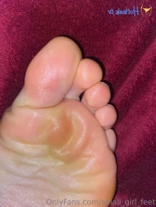 Small_girl_feet - Closeup selfworship with cum in my mouth 2 50 long