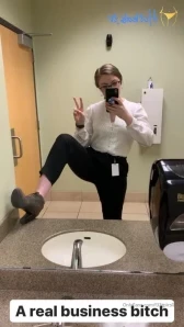Itskinkerbell_feet - Feet pics at work hehe pretty sure my co-worker