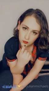 Julegirl - Reading dirty confessions until my girl dick throbs