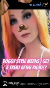 Zoeyclown - OK serious question dog filter