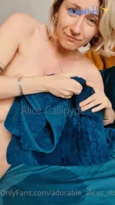 Adorable_alice_free - Oily Pussy and Nipples Gotta work on those new