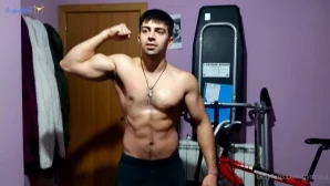 Gymsaul - Muscle Worship in the Forest Flexing in my car also Great part 3