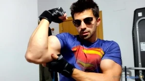 Gymsaul - Adding Oil on my Muscles aftera Long Heavy Workout More part 3