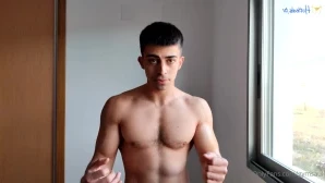 Gymsaul - Muscle Worship in the Forest Flexing in my car also Great part 3