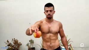 Gymsaul - Muscle Worship in the Forest Flexing in my car also Great part 4