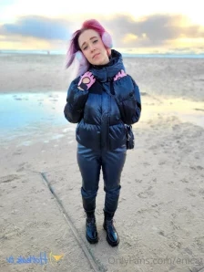 Enicat - Last of the tight red pants photoshoot includes some sensual part 3