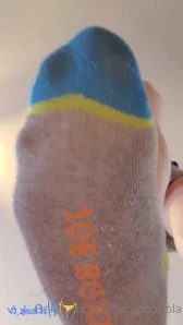 Longfootlola - A quick sock shot pre hike How stinky do you think I part 5
