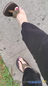 Longfootlola - A quick sock shot pre hike How stinky do you think I part 6 