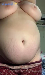 Blubbybunny2 - Full video from my instagram I show off my fat belly in