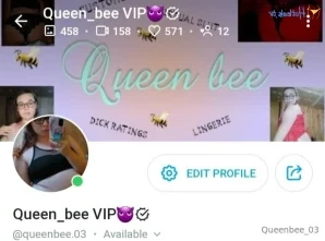 Queenbee_03 - Bent over and spread open Pushing daddy s cream out of part 3