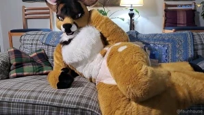 Lotuslafawn - Post fursuiting paws