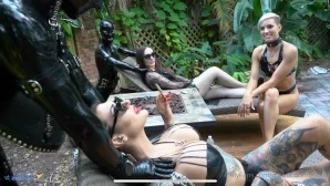 Matrix.dominatrix - Fun weekend rubberdolling at the pool with