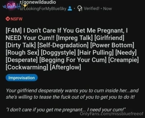 Missbluefreeof - No content