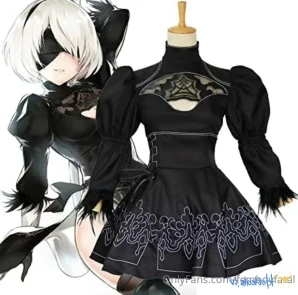 Femboyfatal - How cute will this 2B cosplay look on me I ve been dying