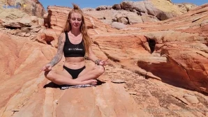 Meditatewithmeg - One of my favorite places to practice yoga is from