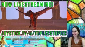 Toplesstopicsfree - just started our tuesday livestream at https www