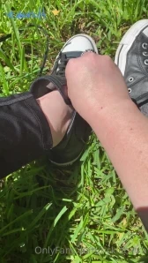 Ticklebxtra - My feet enjoying a rain shower