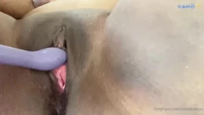 Violetdelux - Making it clap with my cute butt plug