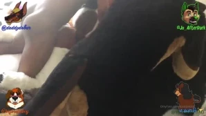Daddydober - Long video of my purple pup friend topping me With his 