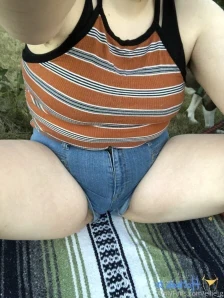 Ellie_g - Close up cumming slapping and spreading my hairy pussy part 3