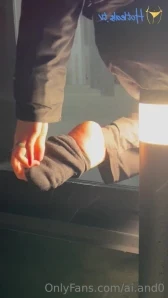 Ai.and0 - FIRST EVER 4MIN JOI with shoe and sock removal at a part 2