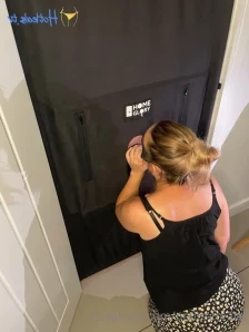 Petite-treatgf - Double cock glory hole fun - sucking and fucking