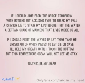 Lyric_in_my_head - Happy Monday