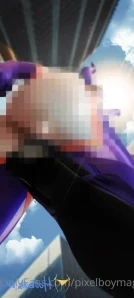 Pixelboymagazine - 2B in a smoking hot shiny dress