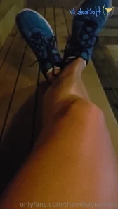 Themikaylamiles - Tan Amazon meditating goddess