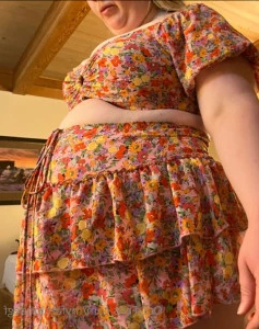 Myfatblondegf - Now that s a big ol fat girl gut