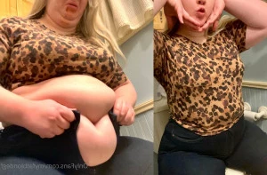 Myfatblondegf - There she goes again mindlessly munching and crunching